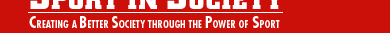 creating a better society through the power of sport